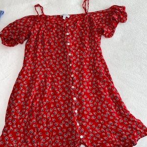 Favorite red mini dress
